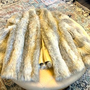 Vintage faux fur winter coat